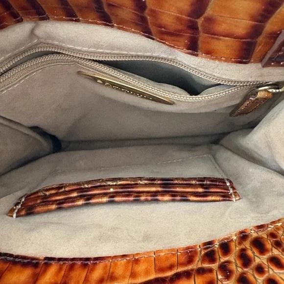 Brahmin Vintage Brown Leather Crossbody Bag - Picture 11 of 11